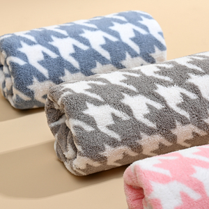 Serviette de bain en microfibre imprimé et personnalisé, tissu molletonné de corail, pour hôtel/sport Spa - Product Image 2