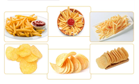 Machine de transformation de collations commerciales, machine automatique de fabrication de chips de pommes de terre, équipement industriel de production de chips croustillantes
