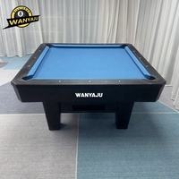 Tables de billard de snooker de haute qualité, forme carrée, les plus populaires, tailles 7ft, 8ft, 9ft, personnalisées, style antique avec plateau de dîner