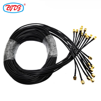 Prix usine prise mâle SMA à faible perte vers prise femelle SMA câble coaxial RG174 RF ensemble de câble d'extension d'antenne WiFi en queue de cochon