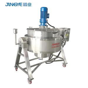 Jam Cooking Machine Strawberry Jam Mango Jam Making Machine Electric Heating Cooking Boiler Jacket Kettle