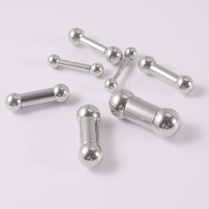 Nuevo 1PC tamaño <span class=keywords><strong>grande</strong></span> 316L quirúrgico de interior de acero roscado barra lengua pezón anillos carne expansor Barbell <span class=keywords><strong>Piercing</strong></span> en la lengua - Product Image 3