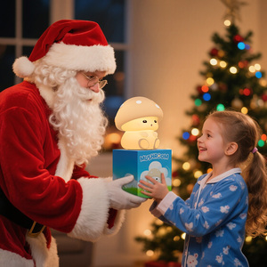 Dễ thương Nấm Ánh sáng RGB tap ánh sáng ban đêm Đèn bàn ngủ ánh sáng ban đêm Silicone Đèn cạnh giường ngủ cho trẻ em phòng ngủ - Product Image 5