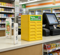 Station de recharge de téléphone pour entreprises de location publique, distributeur automatique de recharge, chargeurs rapides, powerbank, magasin debout