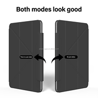 Kenke Origami Y Fold Magnétique PU Cuir Smart Auto Sleep Wake Cover Case pour iPad Pro 7th 13 Inch