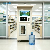 Système de purification d'eau par osmose inverse RO, distributeur d'eau, approvisionnement direct d'usine, distributeur d'eau pour la communauté