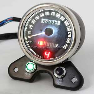 Velocímetro Digital LCD para motocicleta, odómetro RTS con interfaz de carga USB con luz para <span class=keywords><strong>Honda</strong></span> CG125 Cafe Racer - Product Image 1