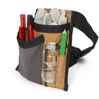 Sacoche de ceinture à outils en toile renforcée robuste, personnalisable, unisexe, sac de rangement utilitaire, OEM ODM, vente en gros, fourniture directe usine