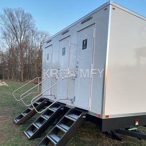 Baño Móvil en Remolque 2025, Baños Portátiles Ecológicos, Inodoro de Compostaje Plegable para Campamento, WC en Oferta para Personas con Discapacidad - Product Image 5