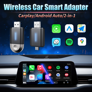Kl6 2 trong 1 USB Carplay <span class=keywords><strong>Dongle</strong></span> không dây Carplay chuyển đổi hộp <span class=keywords><strong>Dongle</strong></span> cho có dây Carplay đài phát thanh xe caprlay Kit - Product Image 3