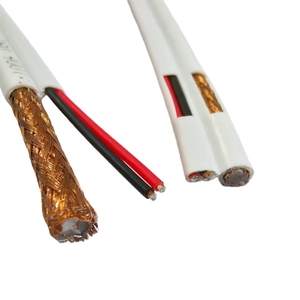 <span class=keywords><strong>Cable</strong></span> <span class=keywords><strong>coaxial</strong></span> CATV CCTV RG6 con triple blindaje y mensajero <span class=keywords><strong>para</strong></span> antena parabólica de 6 pulgadas - Product Image 5