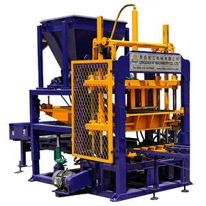 QT4-16 opportunità di business redditizia macchine automatiche per la produzione di blocchi di cemento cavo per piccole industrie in Africa - Product Image 1