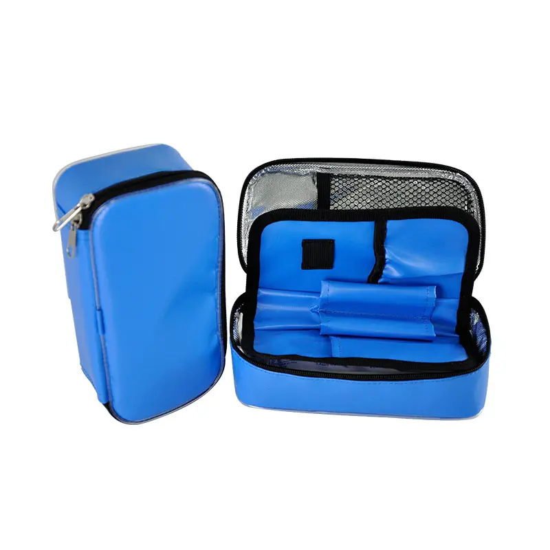 Insulin Cooler Travel Case For Diabetic Organize Medication Insulated Cooling Bag with 2 cooling gel