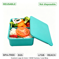 Boîte à lunch en fibre de coque de riz naturelle, facile à nettoyer, antiadhésive, idéale pour un cadeau, design personnalisé