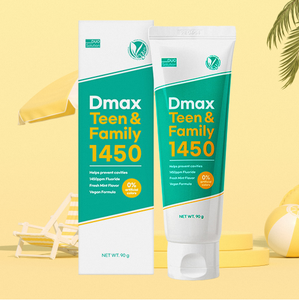 Pasta Dental DUO Solution Dmax 1450 para Adolescentes y Familias, Certificada Vegana, Fórmula 10-Free, Mezcla Botánica Orgánica, Anti-Caries - Product Image 2