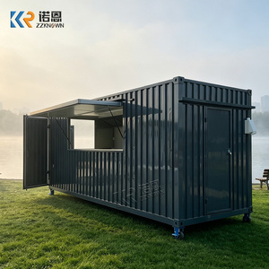 현대식 맞춤형 컨테이너와 전문 주방 장비를 갖춘 야외 음식 서비스 모듈식 레스토랑 - Product Image 2