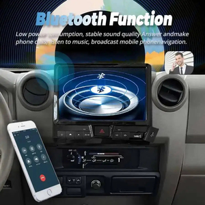 วิทยุติดรถยนต์ Carplay สำหรับ Toyota Land Cruiser LC76 ปี 2007-2025 ระบบ Android 14 เครื่องเล่นมัลติมีเดีย วิดีโอ GPS นำทาง จอสัมผัส สเตอริโอ - Product Image 4