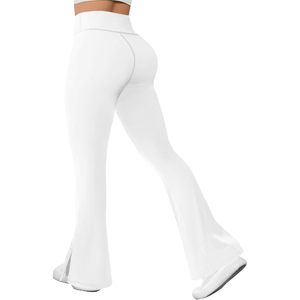Fisoew Womens <b>Flare</b> <b>Leggings</b> High Waisted Tummy Control Yoga Pants Workout Running Bootcut <b>Leggings</b> - Product Image 1