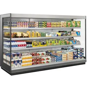 Oem customized fresh fruit display refrigerator used vegetable cooler