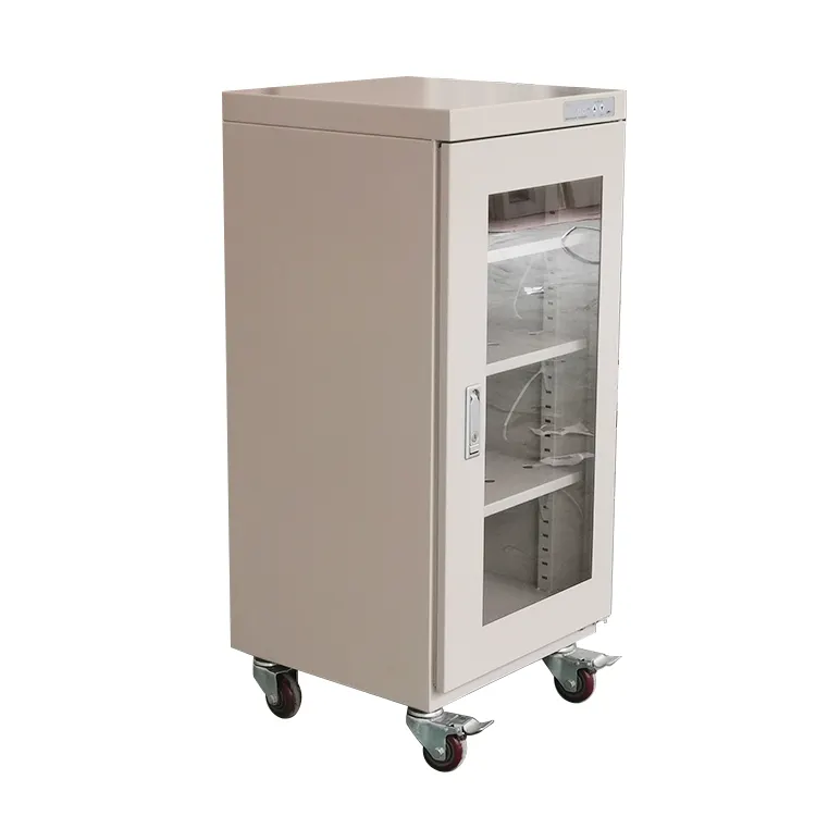Gabinete de secado ajustable automático 1%-10% RH, caja a prueba de humedad 160L para almacenamiento de ropa de alimentos y libros