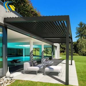 ซุ้มไม้เลื้อยกลางแจ้งกันน้ำกันลมพร้อมผ้าม่านบังแดด - Product Image 2