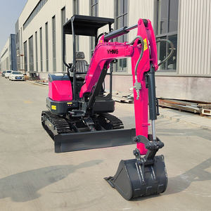 Mini-excavatrice hydraulique rotative AIDE de 2,5 tonnes et 3,5 tonnes, mini-excavatrice sur chenilles, moteur diesel, tout-terrain, à vendre - Product Image 3