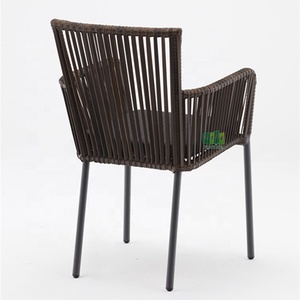Hot Bán Tất Cả Thời Tiết Giá Rẻ Bistro Cafe Patio <span class=keywords><strong>Wicker</strong></span> Ghế Ngoài Trời Ghế Mây Vườn Ghế - Product Image 4