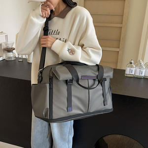 Bolsa de Deporte Casual para Mujer, Bolsa de Viaje de Tela Oxford, Bolso de Mano con Separación para Ropa Húmeda y Seca, Bolsa de Gimnasio de Nailon para Fitness - Product Image 1