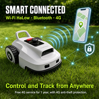 Tondeuse à gazon robotisée intelligente automatique 2500 ㎡   Tondeuse à gazon pour jardin avec contrôle par application