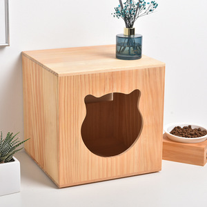 Groothandel Houten Dierenhuis Voor Katten En Honden Teddyhond Huis Kat Kasteel - Product Image 2