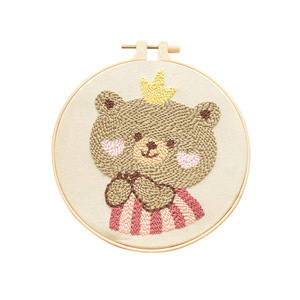 Kit de crochets de serrure personnalisés, bricolage pour enfants, artisanat, tricot point de croix, Kit de broderie, Kit de démarrage à aiguille avec poinçon, 20 pièces - Product Image 5