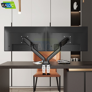 Supporto <span class=keywords><strong>per</strong></span> <span class=keywords><strong>Monitor</strong></span> Kaloc, Braccio <span class=keywords><strong>per</strong></span> Computer, Supporto Girevole <span class=keywords><strong>per</strong></span> Schermo fino a 32 Pollici, Regolabile e <span class=keywords><strong>Doppio</strong></span> - Product Image 2