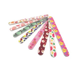 Emery Board Colorful Paper Nail File 180/240 Nail Files Custom Logo Professional Nails File