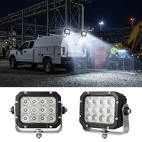 Lámpara de Trabajo LED EH3500 EH4000 EH5000 de Alta Luminosidad, Aluminio Fundido a Presión, Osram LED, 50000H, Soporte de Acero Inoxidable 304, 12000LM