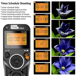 Hot Sell Pixel TW283 <strong>Shutter</strong> Wireless Delay Remote Control SLR <strong>Shutter</strong> Flasher <strong>Camera</strong> <strong>Shutter</strong> Remote Control for Canon N3 - Product Image 5