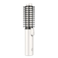 Brosse à boucler les cheveux sans fil portable avec protection contre la mise hors tension automatique, écran LED, rechargeable, pour la maison, l'hôtel et les camping-cars