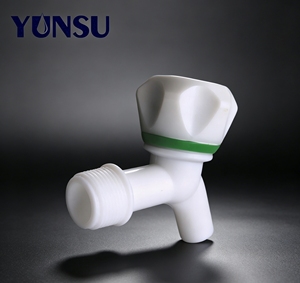 Robinet de salle de bain moderne à poignée unique, à montage sur plan, en PP robuste, anti-goutte, avec diaphragme à anneau vert DN20 grand calibre - Product Image 3