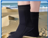 Chaussettes de plongée 3mm Protection complète Imperméable Sable Plage Natation Chaussures de sport Antidérapant Surf Chaussettes sous-marines en néoprène