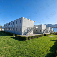 Maison conteneur FLKT écologique et économique, à montage rapide, maisons modulaires préfabriquées de luxe pour l'hébergement