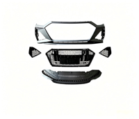 Kit de pare-chocs avant RS7 Look pour Audi A7 C8 2019-2025 – Pièces de rechange extérieures de style RS7 pour le marché secondaire américain