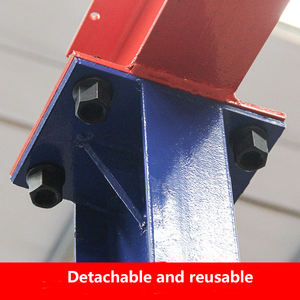 Maßgefertigtes Schwerlast-Industrielager-Zwischengeschoss-Regalsystem Langlebige H-Träger-Stahlarbeitsplattformen Korrosionsbeständiges Regal - Product Image 5