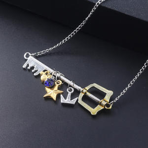 Offres Spéciales <span class=keywords><strong>Kingdom</strong></span> <span class=keywords><strong>Hearts</strong></span> Porte-clés Anime Accessoires Arme Porte-clés en métal Pendentif en métal Porte-clés - Product Image 5