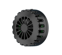 Kipas Pendingin Aktif Lampu LED Pengisi Daya Nirkabel Magnetik Radiator Ponsel Pegangan Pendingin Ponsel