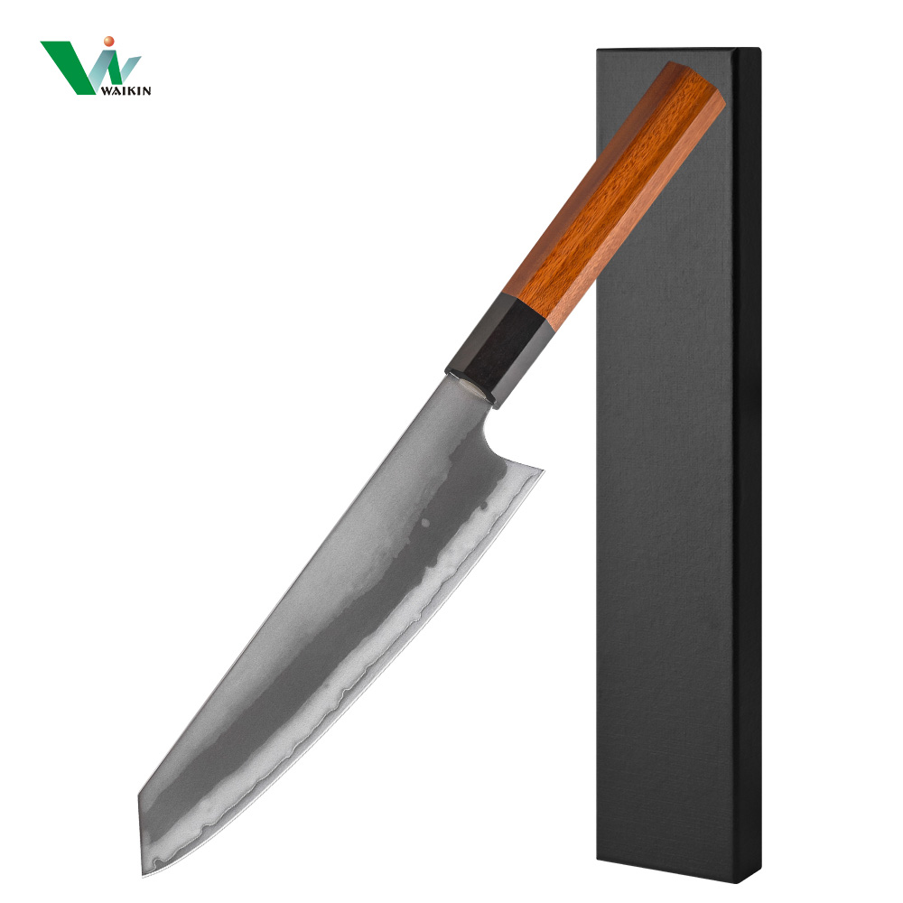Brown handle 8 Inch Kiritsuke Knife