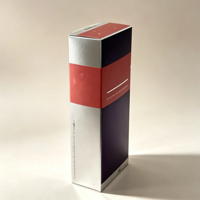 Boîte en carton cosmétique personnalisée à fond auto-scellant, pliage automatique avec logo en feuille d'or, vente en gros, coffret cadeau pour soins de la peau