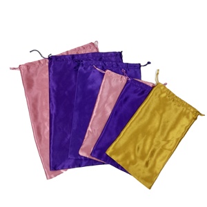 Sac à cordon en satin de <span class=keywords><strong>Cin</strong></span>-SSD-13 bonne qualité Sac de lingerie en satin de rangement - Product Image 6