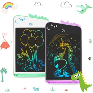 2023 с лимоном, Мультяшные яркие красочные настольные игры для рисования, Детская цифровая 8,5 дюймовая ЖК-панель для планшета для детей