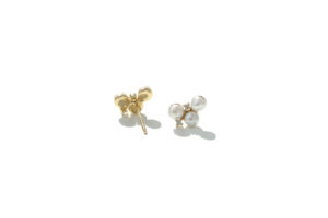 Pendientes de Algodón de Azúcar, Oro de 14K, Diamantes y Perlas, Joyería al por Mayor, Fabricante de Joyería Fina, Proveedor OEM ODM Personalizado, Pendientes para Mujer - Product Image 5