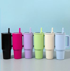 Vaso Térmico Personalizado de Acero Inoxidable de 40 oz, Doble Pared, Aislado al Vacío, con Asa y Tapa Hermética para Viajes, Mantiene las Bebidas Frías/Calientes - Product Image 3