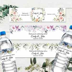 Etiquetas de Bienvenida Personalizadas, Adhesivos para Botellas de Agua para Eventos, Recuerdos de Boda, Decoración de Recepciones - Product Image 1